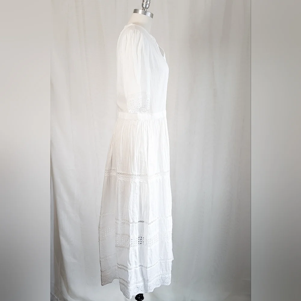 GAP White Lace Midi Dress - Picture 3 of 5